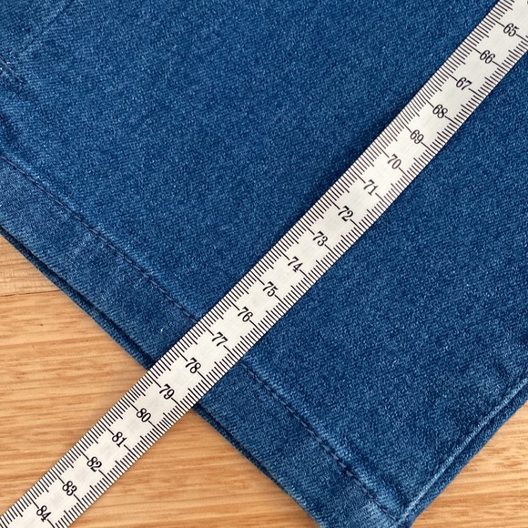 Breakers - Blue Mid Rise Straight Leg Jeans - Size 14 - Picture 6 of 9